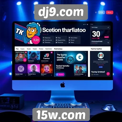 Navegação intuitiva melhora a experiência do usuário no dj9.com